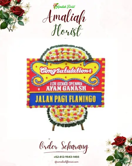 Sewa Papan Bunga Mulusan